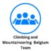 Climbing and Mountaineering Belgium Team Logo