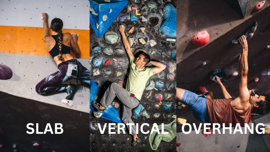 Bouldering Wall Types