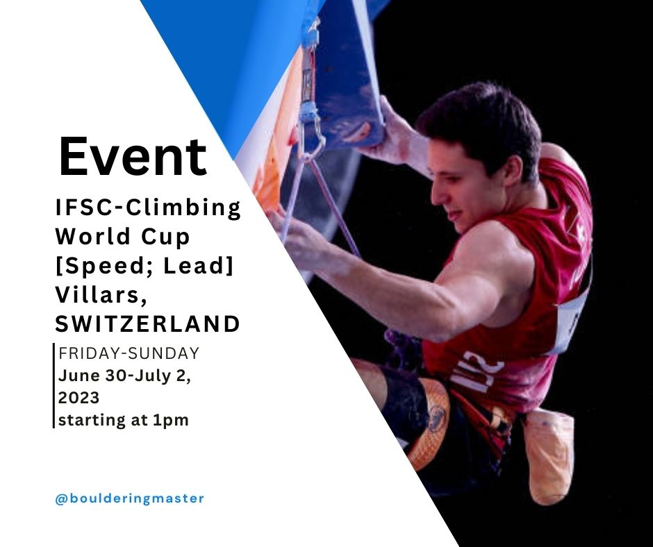 2023 IFSCClimbing World Cup Villars (SUI)