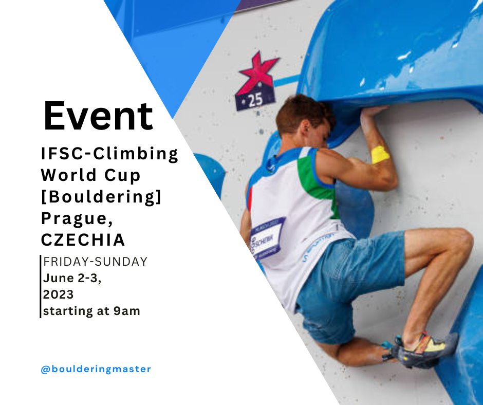 2023 IFSCClimbing World Cup Prague, CZECHIA [Bouldering] Bouldering