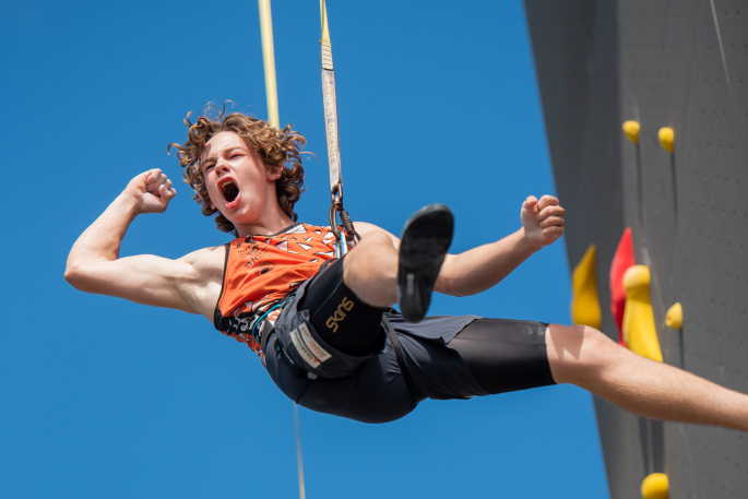 speed climbing, Julian David; World Climbing Oceania Championships
