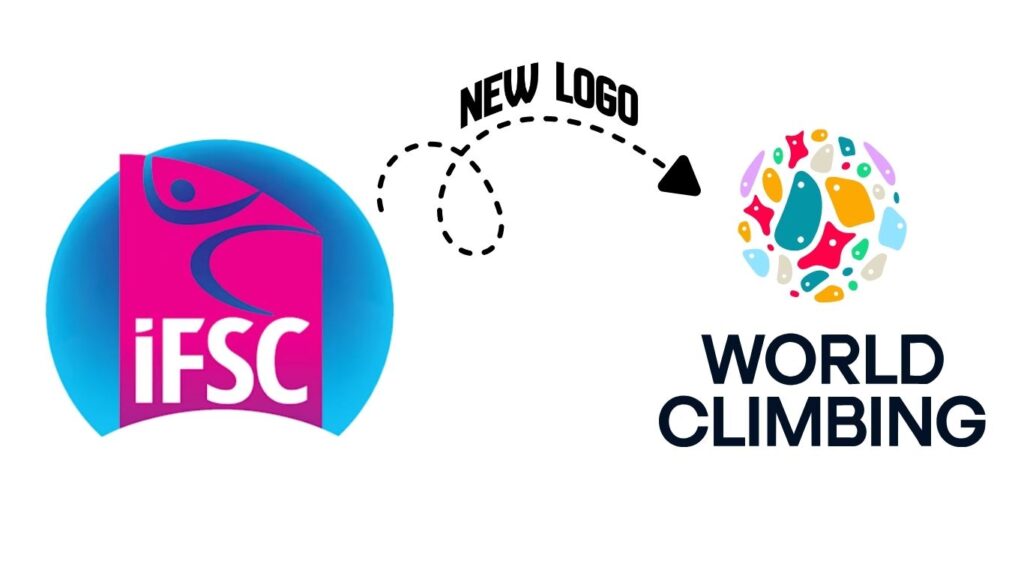 world climbing new logo