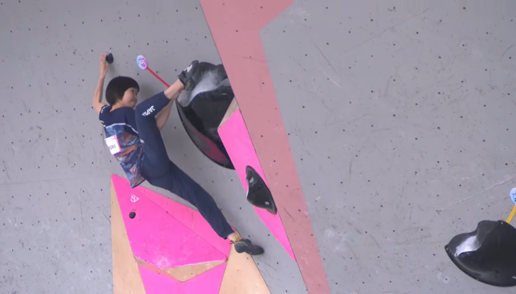 Ai Mori, gold medal, 2026 Asia championship bouldering