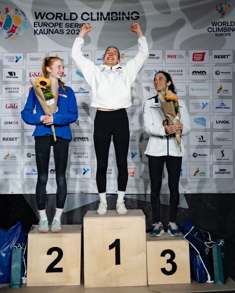 2026 World Climbing Kaunas bouldering competition, women's boulder final