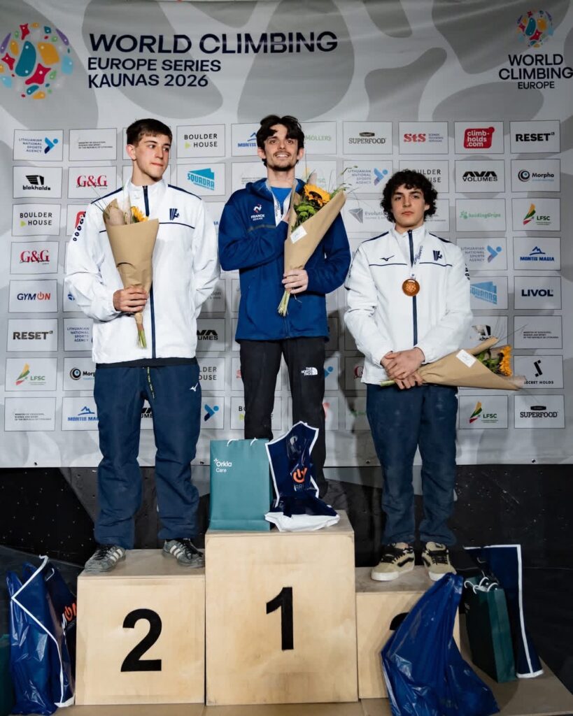 2026 World Climbing Kaunas bouldering competition, men's boulder final