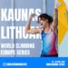 2026 World Climbing Europe Series Kaunas LITHUANIA