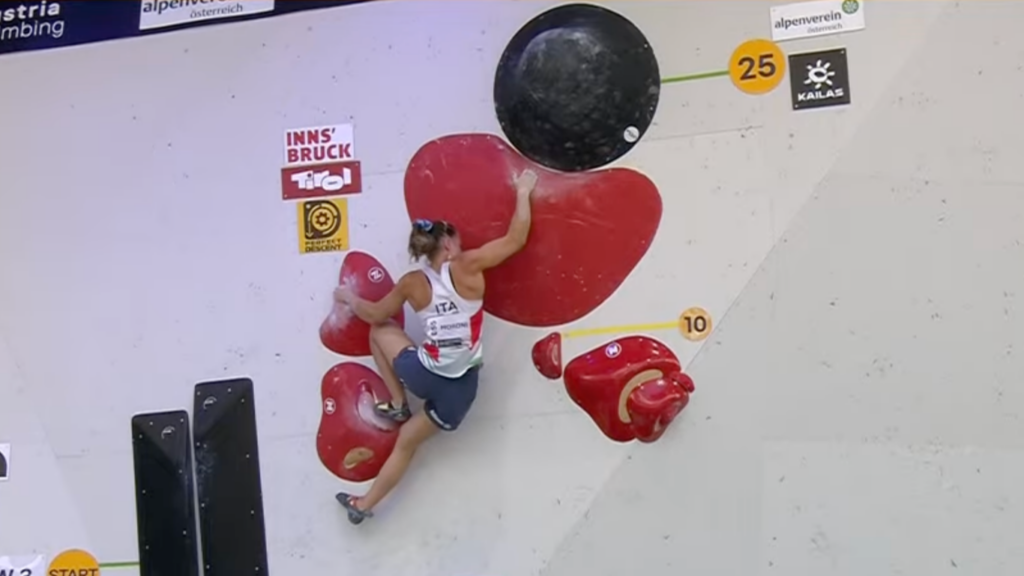 2026 world climbing Innsbruck women's boulder semi-final, Camilla Moroni