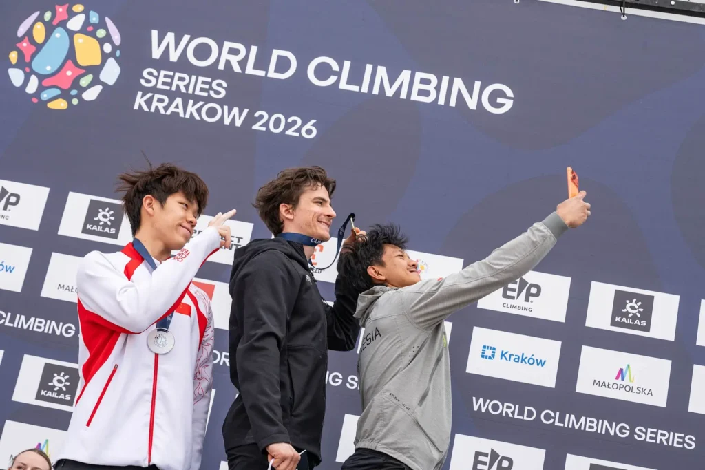 2026 world climbing Krakow speed climbing men's speed finalists