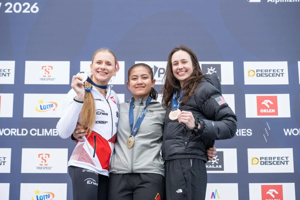 2026 world climbing Krakow speed climbing women's speed finalists